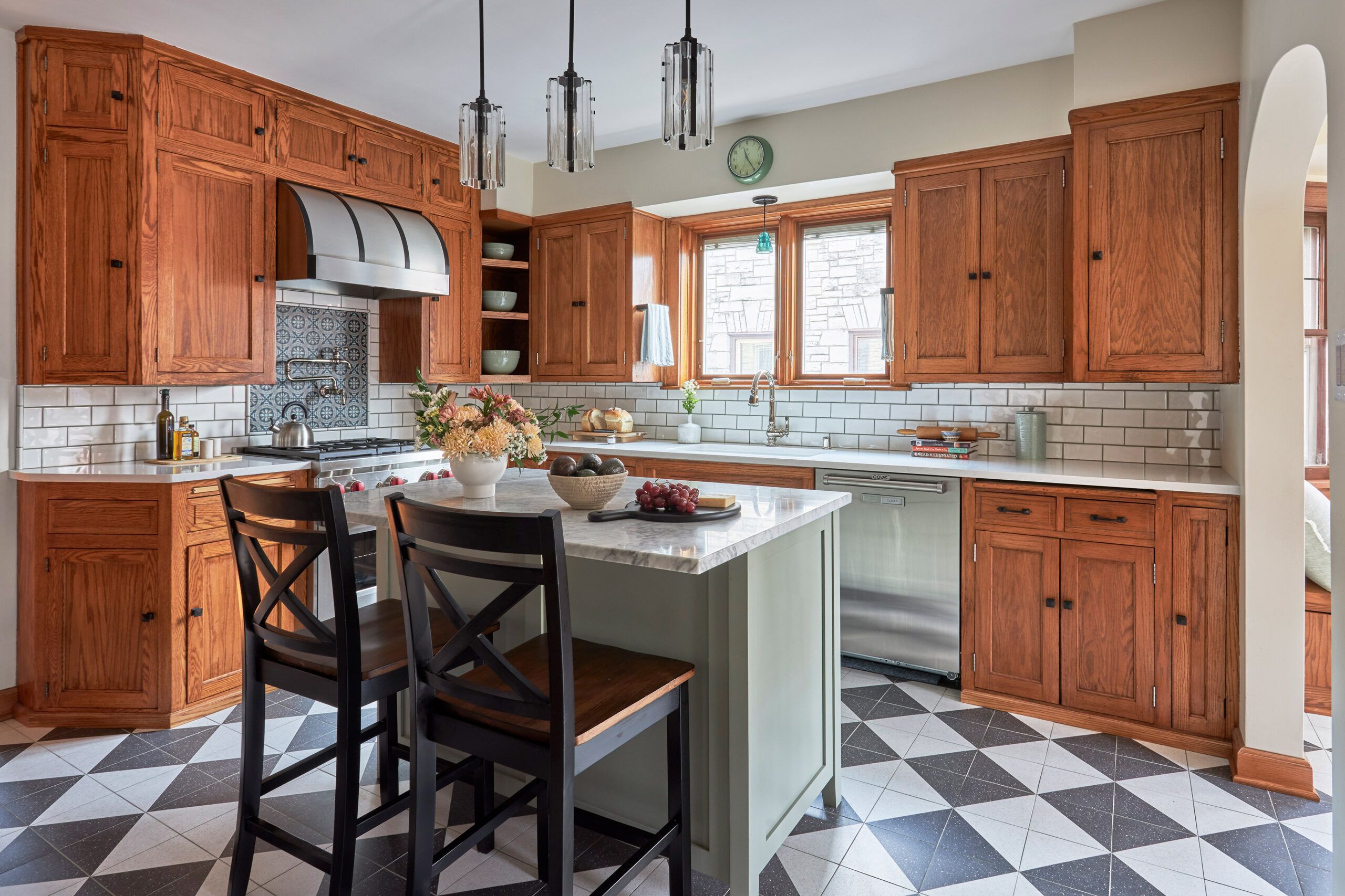 Full kitchen view